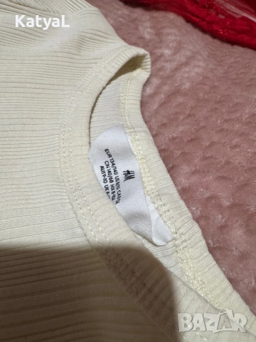 Бежова рокля H&M за момиче 134 -140 , снимка 3 - Детски рокли и поли - 54741159