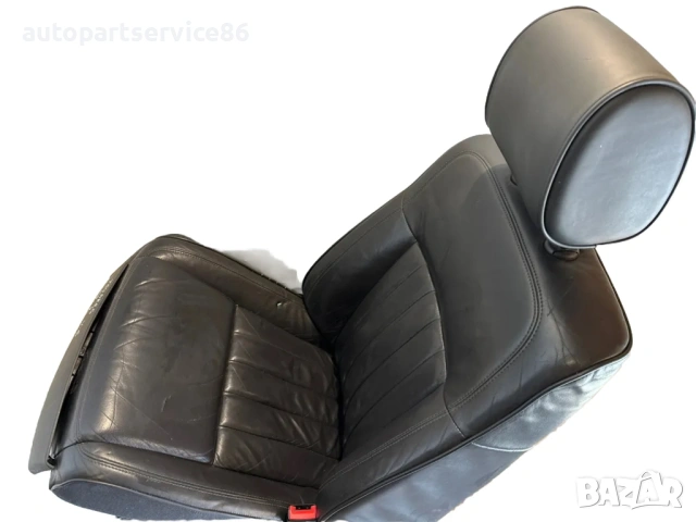 Седалка предна дясна, кожена, черна за Volkswagen Touareg 3.0 Tdi (2009)