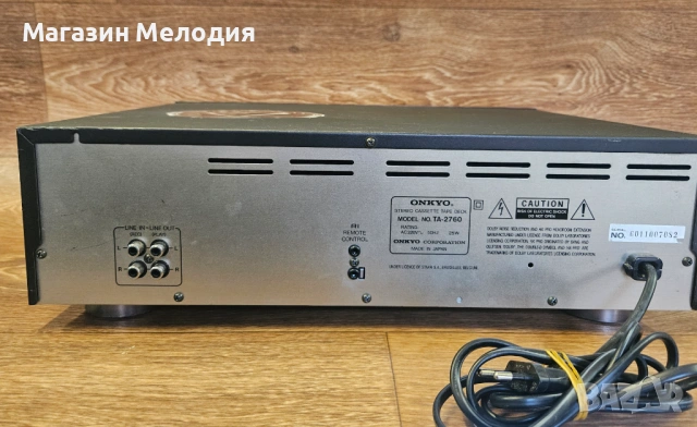 Касетен дек Onkyo Integra TA-2760 – Триглав аудиофилски шедьовър от „Златната ера“ на касетните деко, снимка 8 - Декове - 53994495