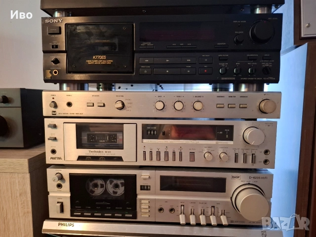Sony K770 es, techniks M45, Denon-drm800, BASF