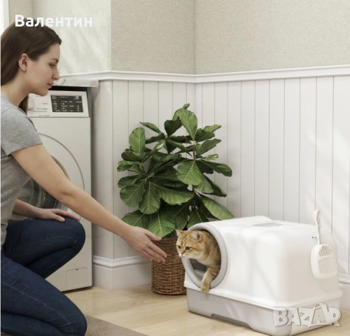 Котешка тоалетна PawHut, снимка 5 - За котки - 55274391