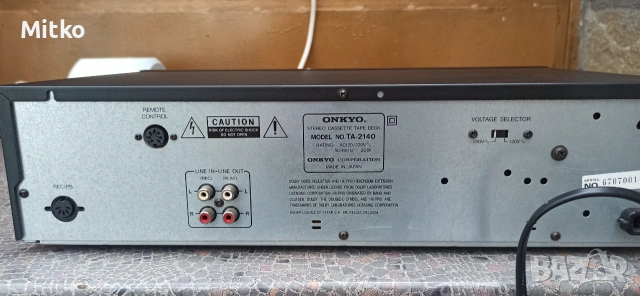 Дек Onkyo TA-2140 като нов , снимка 7 - Декове - 54989827