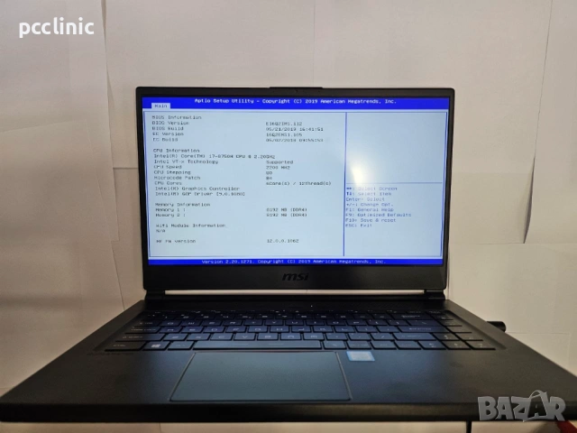 ЗА ЧАСТИ MSI GS65 Stealth Thin 8RE MS-16Q2 | intel i7 8750H | DDR4 | 144Hz | laptop/лаптоп