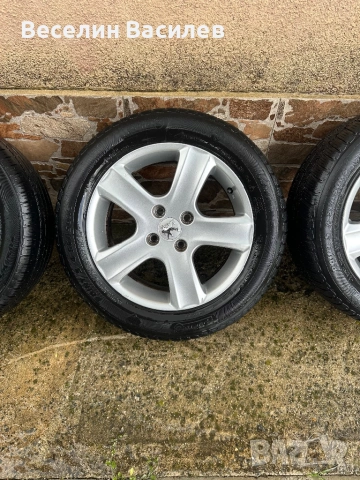 Оригинални джанти за Peugeot 16”  4x108, снимка 3 - Гуми и джанти - 54585636