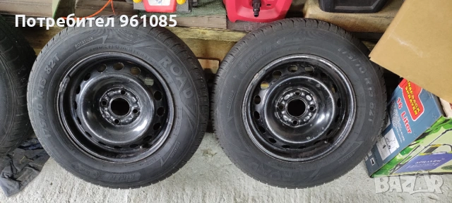 Железни джанти+гуми 13", снимка 5 - Гуми и джанти - 54602194