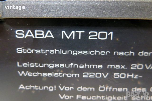 SABA MI 212_MT201, снимка 9 - Аудиосистеми - 54787096