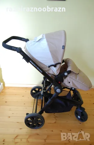 Детска комбинирана количка Kinderkraft 6 - бежово, снимка 5 - Детски колички - 55655508
