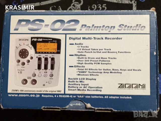 Мини RECORDING Studio PS-02 ZOOM , снимка 15 - Други - 54595326