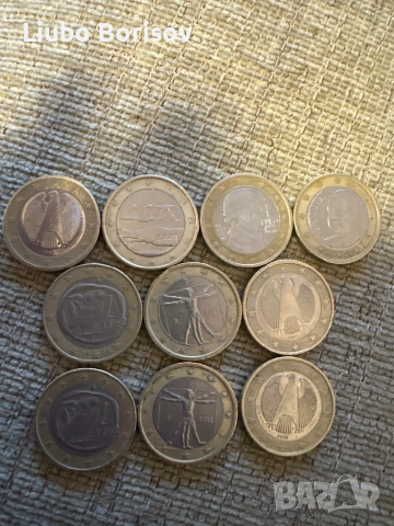 Монети от 1и 2 EURO, снимка 2 - Колекции - 53972686