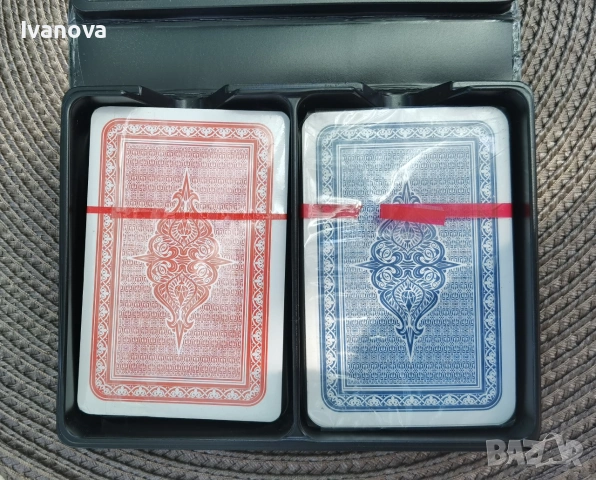 Комплект от 2 тестета карти за белот, снимка 2 - Карти за игра - 55165968