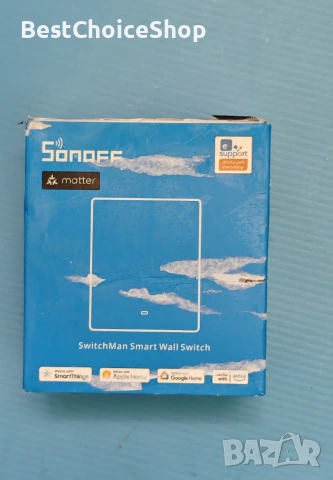 смарт стенен ключ Sonoff SwitchMan с поддръжка на Matter, модел M5.