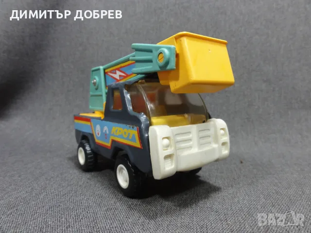 СТАРА РЕТРО СОЦ СССР МЕТАЛНА ИГРАЧКА КАМИОН КРОТ, снимка 5 - Колекции - 55530443