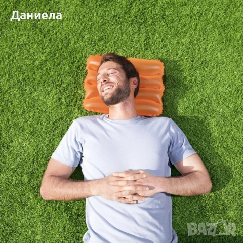 Надуваема възглавница 38 см x 25 см – комфорт и релакс навсякъде, където сте - Различни цветове, снимка 9 - Други стоки за дома - 54958722