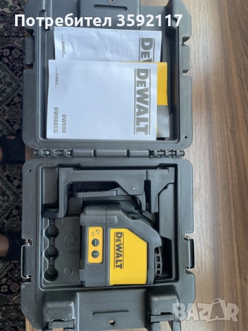 DeWalt - линеен лазарен нивелир, снимка 6 - Други инструменти - 55484847