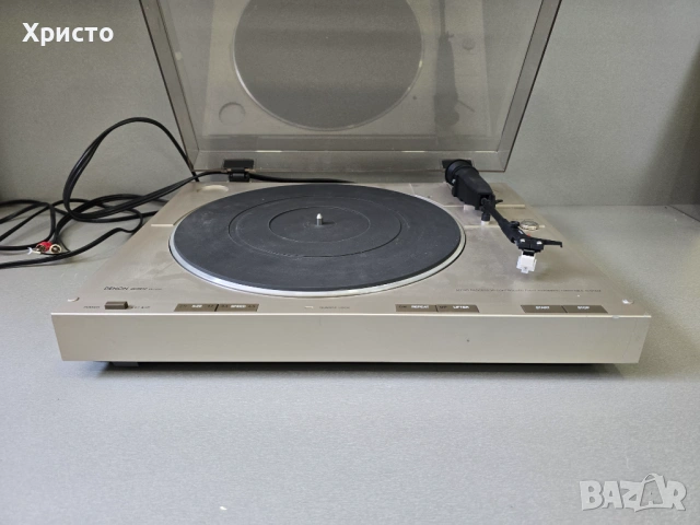 💿🎶 Denon Dp-23F 🎶🔊quartz , снимка 4 - Грамофони - 54558829
