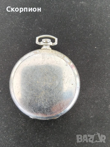  Швейцарски джобен часовник - SYMA  1925г.- 7 JEWELS-SWISS MADE, снимка 11 - Джобни - 46796635