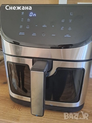 Нов Air Fryer 8 L с 11 програми, снимка 2 - Уреди за готвене на пара - 54665486