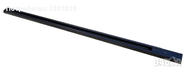 ШИНА ЧЕРНА 1м, IP20 ( 1 ФАЗА, 2 ПРОВОДНИКА ) 