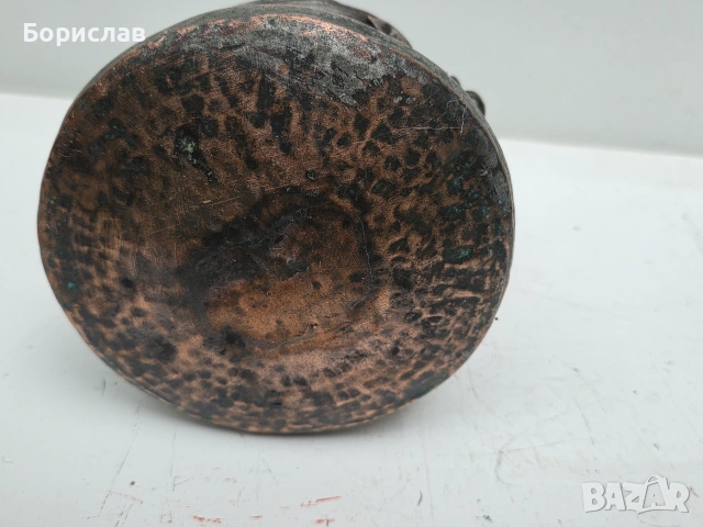 Медно котле 2 л., снимка 5 - Антикварни и старинни предмети - 55125302