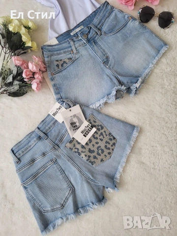 ⚜️Дамски къси дънки, снимка 3 - Дънки - 53979263