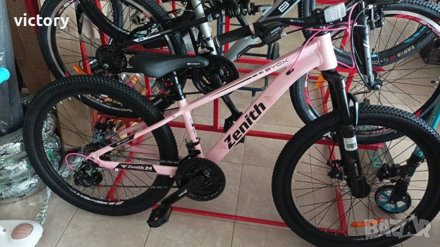 Велосипед със скорости alloy 24" Zenith - pink , снимка 5 - Детски велосипеди, триколки и коли - 55091480