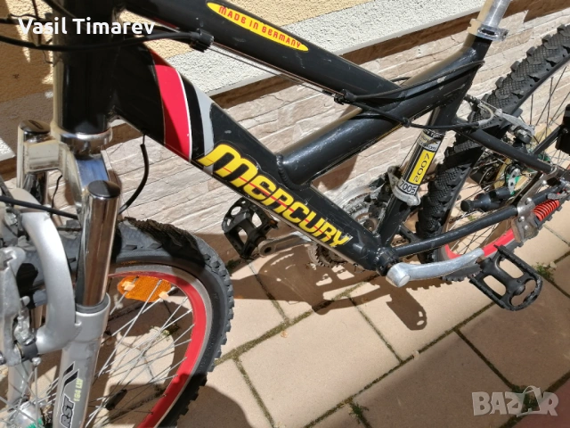 Спортен алуминиев велосипед 24 *   Mercury aero tubing 7005 Shimano 3X7 , снимка 12 - Велосипеди - 54320791