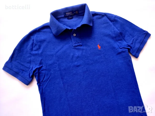 POLO Ralph Lauren Cotton Shirt Mens - M - оригинална мъжка тениска, снимка 3 - Спортни дрехи, екипи - 55494770