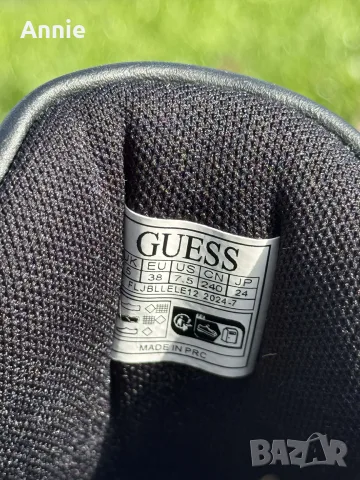 Обувки GUESS дамски - Belluna FLJBLL ELLE12 Черни, снимка 4 - Маратонки - 55342724