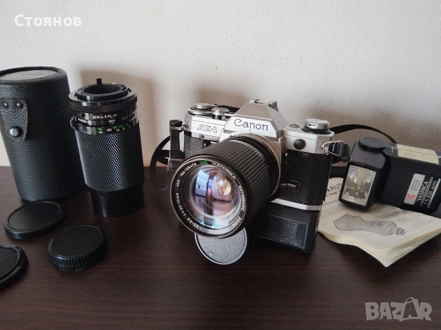Canon AE-1 Japan, снимка 6 - Фотоапарати - 54579055
