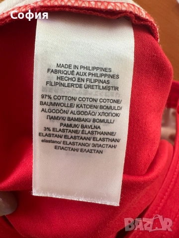 Червени къси панталонки Lauren Ralph Lauren, снимка 4 - Къси панталони и бермуди - 54798346