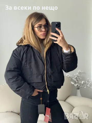 Gucci Дамско Двулицево Зимно Яке Гучи Код A1786, снимка 2 - Якета - 55648669