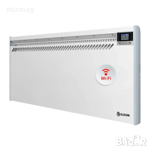 КОНВЕКТОР 1500.0W ELDOM RH15NW ОТОПЛЯЕМА ПЛОЩ ДО 18.00 m², БЯЛ, WI-FI с дефект