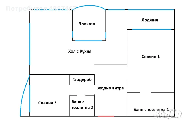 3-стаен, ПАРКОМЯСТО в цената, снимка 12 - Апартаменти - 55307826