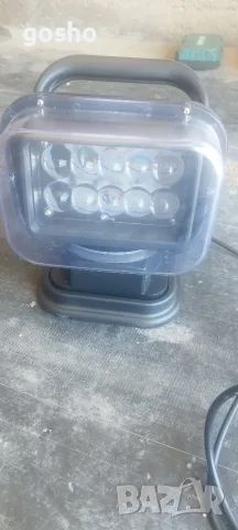 Боен фар диоден с дистанционно, LED фар, 12V/24V, 50W