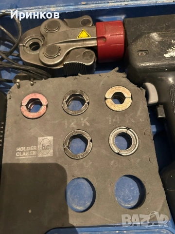 Акумулаторна преса за кабели, снимка 3 - Куфари с инструменти - 54322048