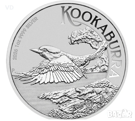 иннвестиционна сребърна монета кукабура kookaburra 1 oz 
