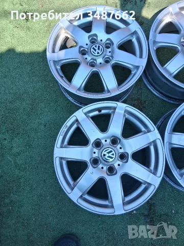 15цола за VW AUDI 5 ×112 ц.57.1мм ет 38. 6.5J ×15, снимка 2 - Гуми и джанти - 55703310