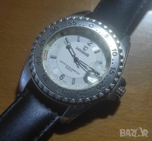 ръчен часовник lancaster с батерия, водоустойчив за лек ремонт, снимка 3 - Мъжки - 54245022