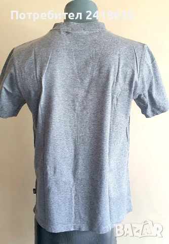 Hugo Boss Tessler 185  Mercerised  Cotton Slim Fit  Mens Size S ОРИГИНАЛ Мъжка Тениска!, снимка 4 - Тениски - 54398959