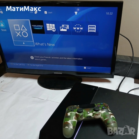 PlayStation 4 с контролер, снимка 5 - PlayStation конзоли - 54687355
