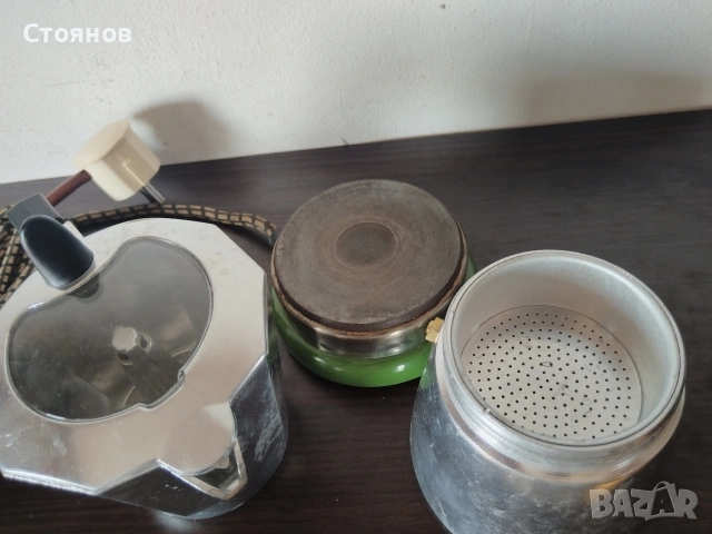 Немско керамично котлонче 550W с голяма кафеварка , снимка 12 - Котлони - 54609269