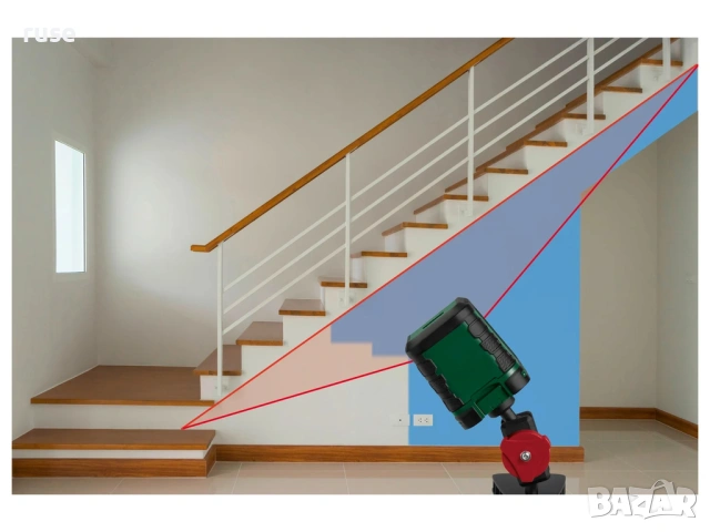 НОВИ! Лазерен нивелир с кръстосани линии Parkside самонивелиращ PKLL 7 F6, снимка 8 - Измервателни инструменти - 54124603