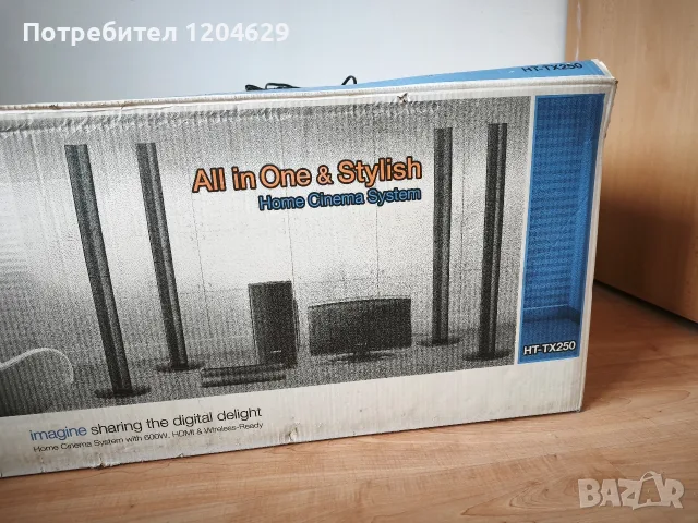 Домашно кино Samsung HT-TX250, снимка 2 - Плейъри, домашно кино, прожектори - 55607209