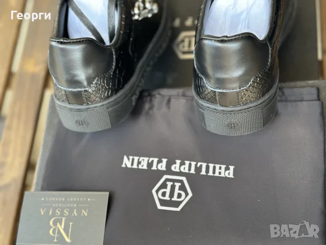Philipp plein loro pianа мужки обувки, снимка 8 - Мокасини - 55683381