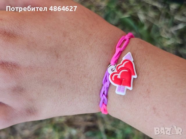 Ръчно плетени гривни за деца 1 стил*, снимка 3 - Други игри - 55038085