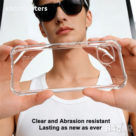 Силиконов Калъф за Google Pixel 10a IMAK Airbag с Протектор – 2 цвята, снимка 5 - Калъфи, кейсове - 54696886