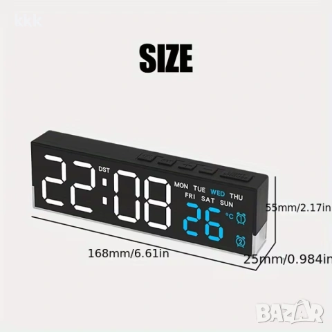 LED цифров часовник, снимка 4 - Други - 54224313