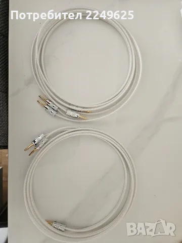QED Silver anniversary XT кабели 2*3м, Nakamichi banana plugs, снимка 2 - Тонколони - 55371491