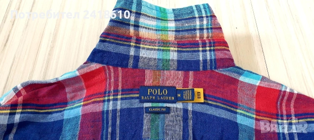 POLO Ralph Lauren Classic Fit 100% Лен / Womens Size M НОВО! ОРИГИНАЛ! Дамска Ленена Риза!, снимка 9 - Ризи - 54294344