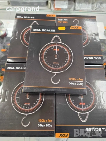 Кантар за риболов FOX Dial Scale 120Lbs 54kg